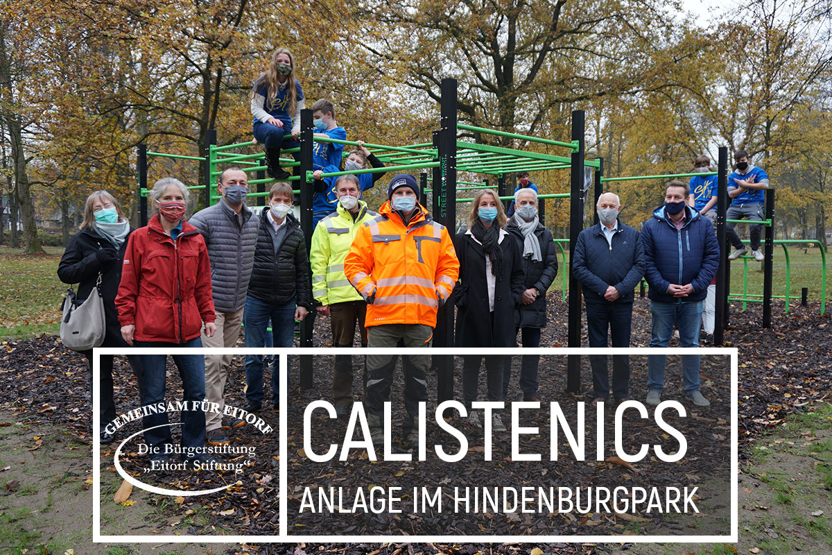 Calistenics-Anlage im Hindenburgpark eingeweiht